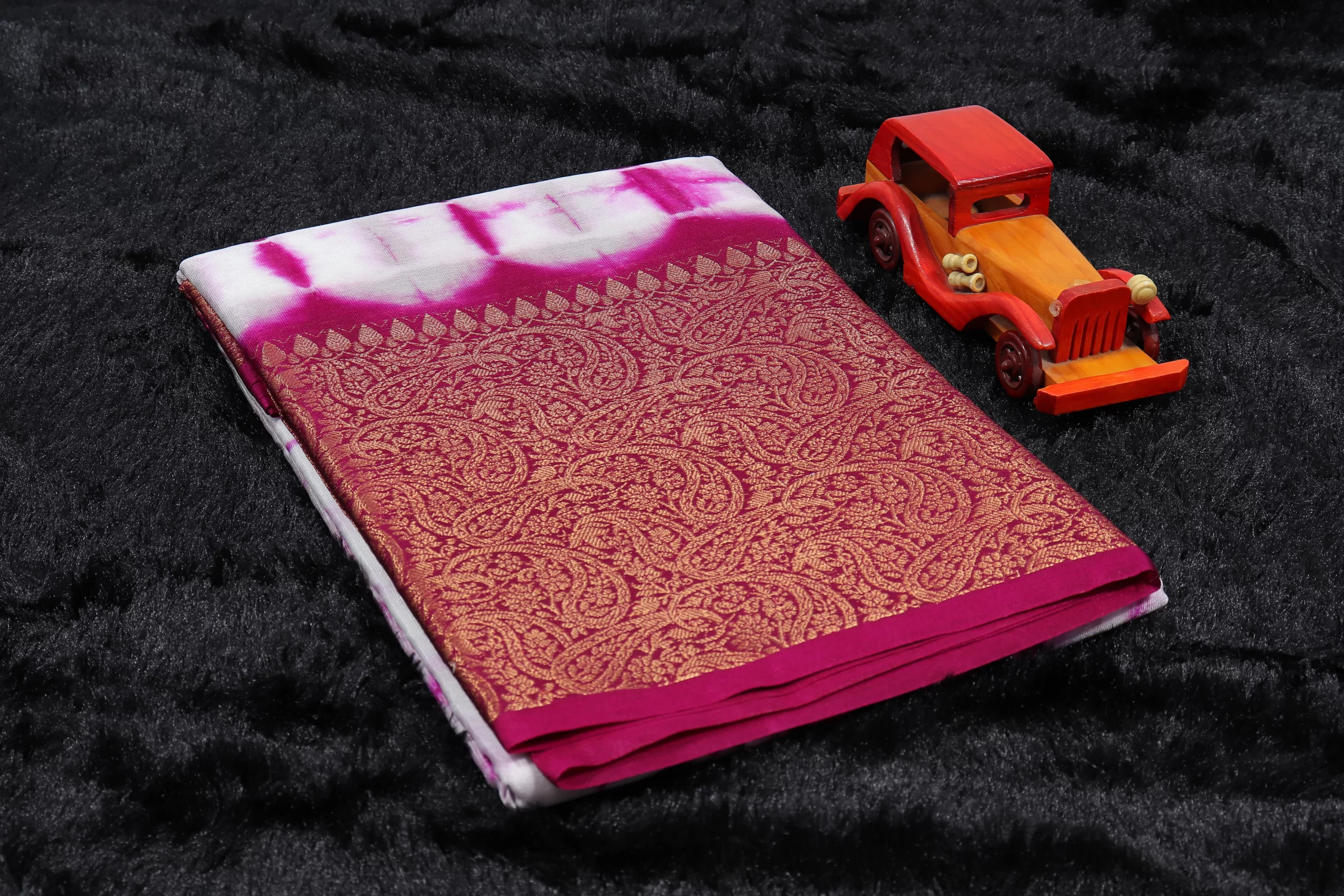 Burnt Pink WARM SILK SAREE