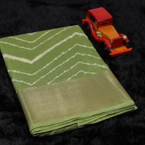 Muddy Green DOLA SILK SAREE