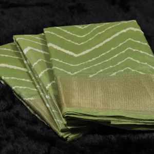 Muddy Green DOLA SILK SAREE