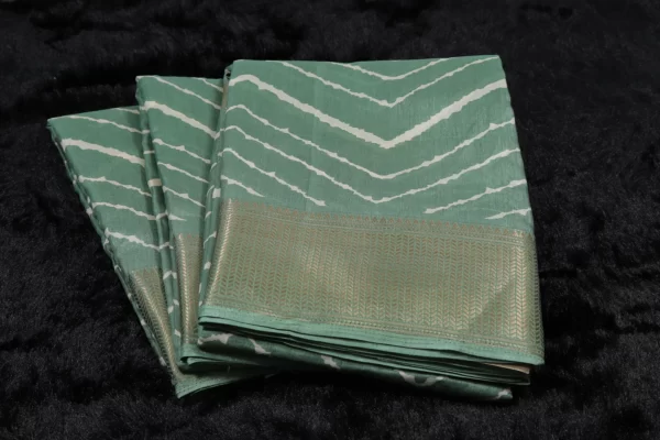 Slate Green DOLA SILK SAREE