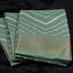 Slate Green DOLA SILK SAREE