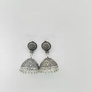 Oxidized Handcrafted Jhumka