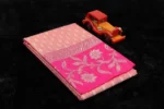 Pink Lemonade Kora Silk Saree